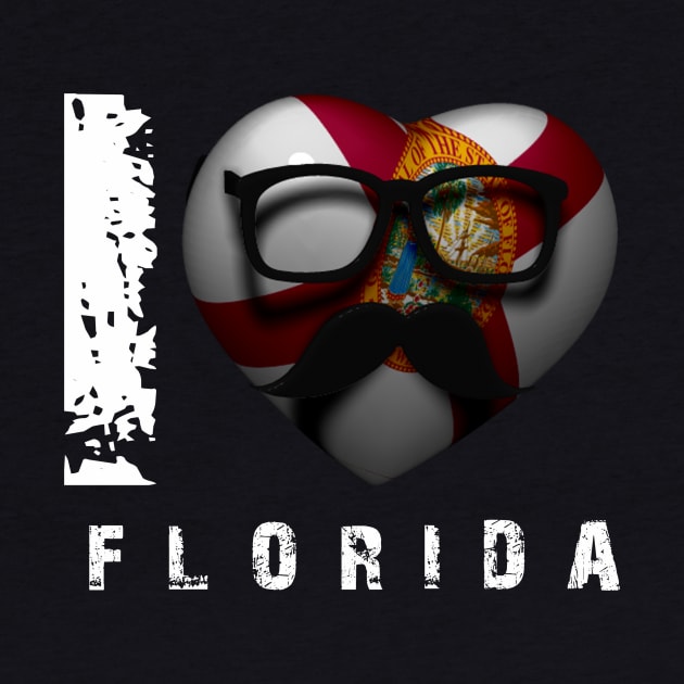 I love florida with state flag heart by test26